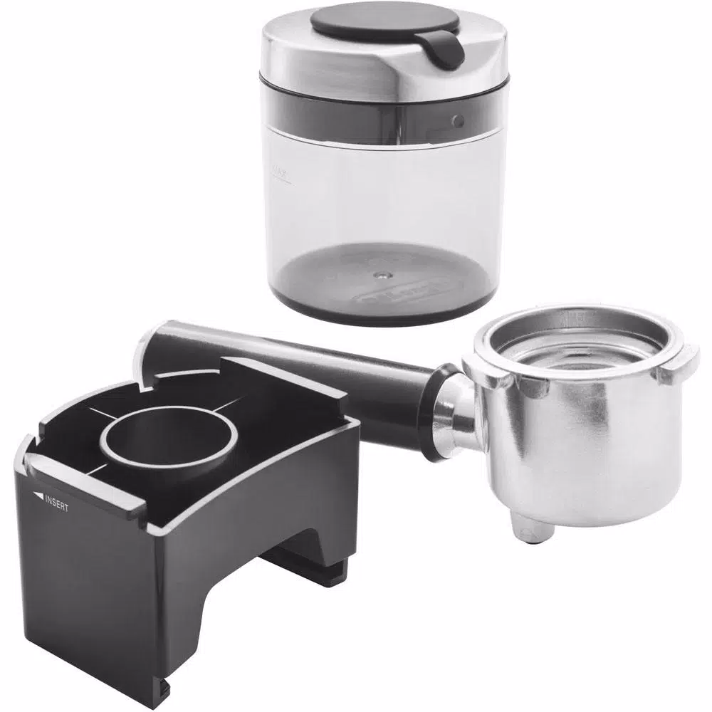 DeLonghi De'Longhi Dedica Stainless Steel Digital Conical Burr Coffee Grinder with 18 Settings