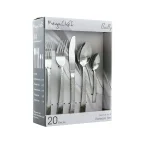 MegaChef Baily 20-Piece Stainless Steel Flatware Set, Service for 4 thumbnail 1