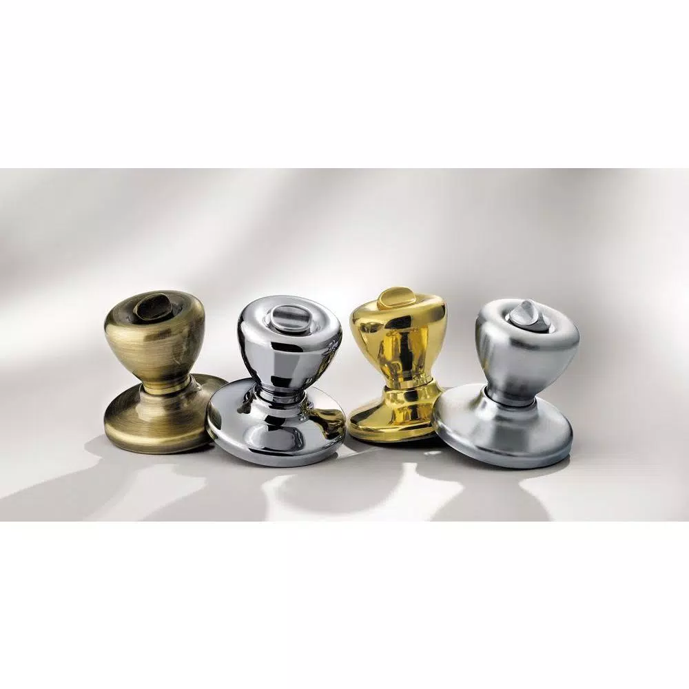 Kwikset Tylo Polished Brass Keyed Entry Door Knob with SmartKey Security