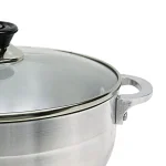 Home Basics Heavy Duty Aluminum Caldero with Glass Lid, 2.43 Qt. thumbnail 2