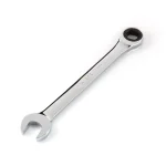 TEKTON 18 mm Ratcheting Combination Wrench, 6-Point Box End, 72-Tooth Gear thumbnail 1