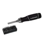 Husky 40-Piece Ratcheting Screwdriver Set with S-2 Steel Bits thumbnail 1