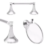 Arista Arlington 3-Piece Bathroom Hardware Set, Chrome Finish thumbnail 1