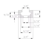 POWERTEC 24 in. Double-Cut Universal T-Track Kit with Intersection Kit and Wood Screws thumbnail 6