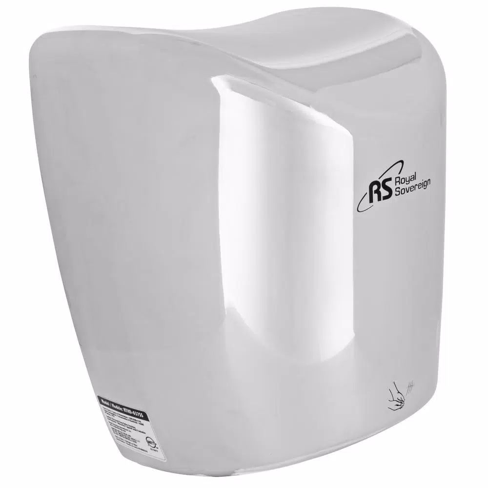 Royal Sovereign Antibacterial High Efficiency Touchless Electric Hand Dryer, Stainless Steel
