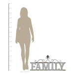 Stratton Home Decor Family Wall Sign - Rustic Wood and Metal Farmhouse Decor thumbnail 4