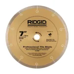 RIDGID 7 in. Corded Wet Tile Saw with 24 in. Rip Capacity and Gel-Foam Knee Pads Bundle thumbnail 7