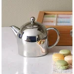 Bredemeijer Santhee 2-Cup Double Walled Stainless Steel Teapot with Drip-less Spout, Silver thumbnail 2