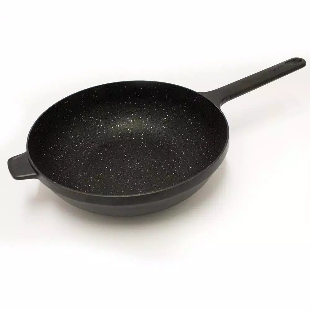 BergHOFF GEM 11 in. Cast Aluminum Nonstick Stir Fry Pan, Induction Compatible