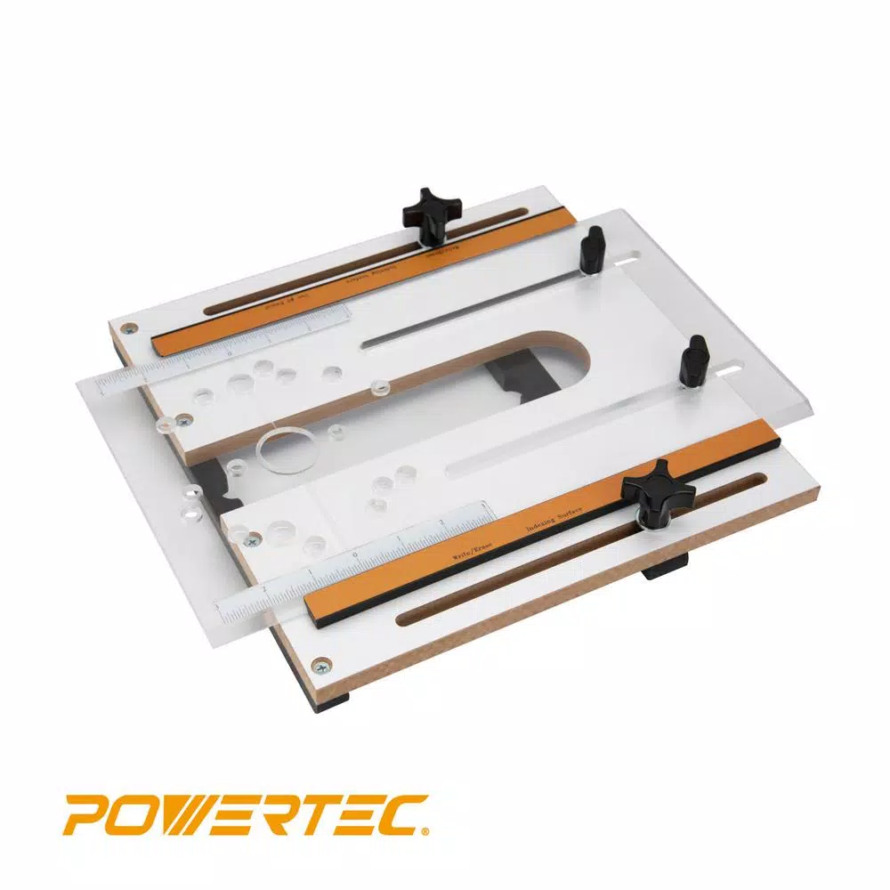 POWERTEC Router Fluting Jig for Custom Moldings and Grooves