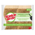 Scotch-Brite Greener Clean Non-Scratch Scrub Sponges, 2.7 in., 6-Pack thumbnail 1
