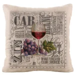 Heritage Lace Wine Country Natural Graphic Polyester 18 x 18 in. Throw Pillow thumbnail 2