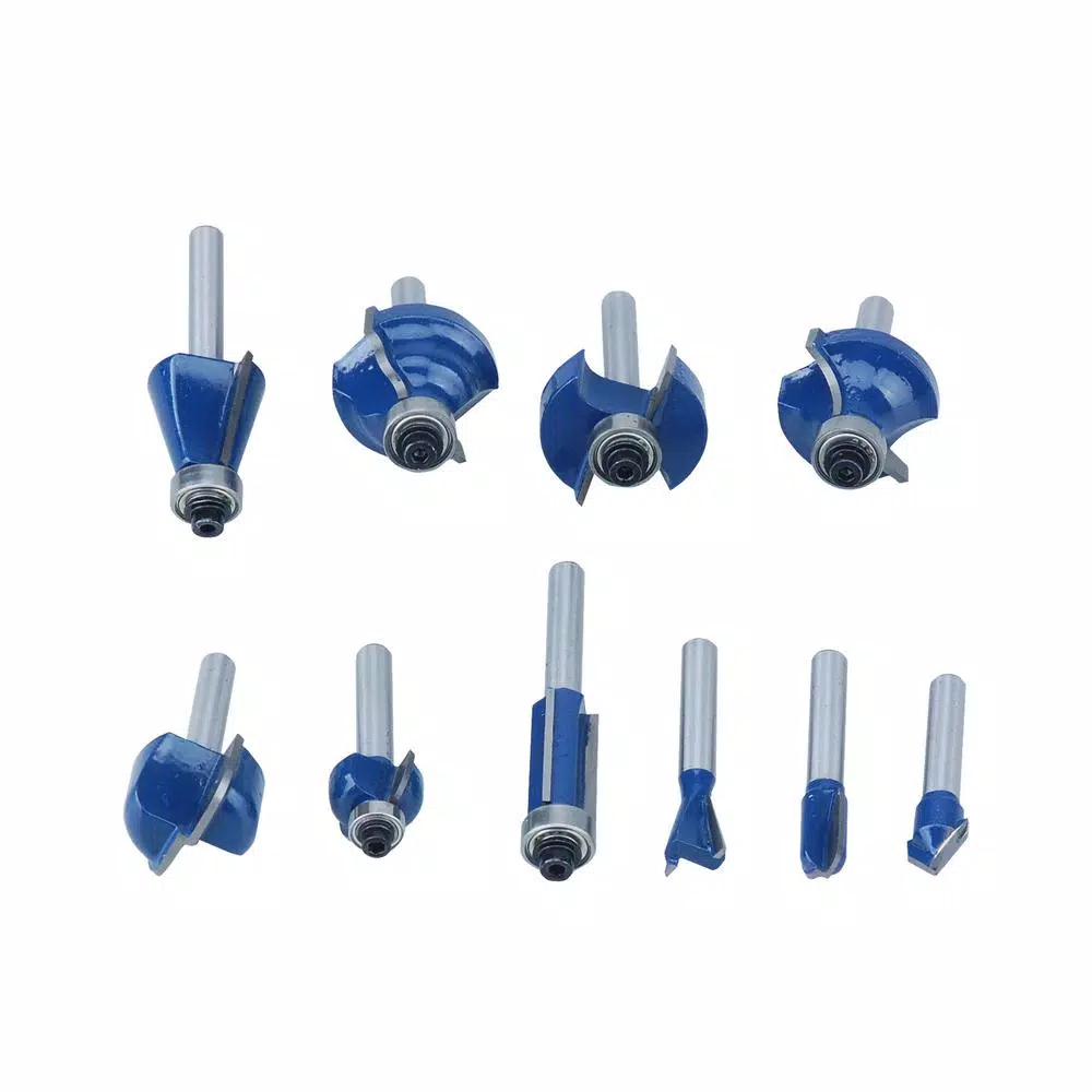 Professional Woodworker 80-Piece Router Bit Set, 1/4 in. Shank, Tungsten Carbide with Aluminum Case