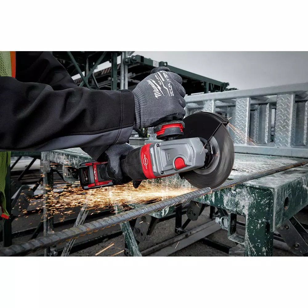 Milwaukee M18 FUEL 18V Brushless 4-1/2" to 6" Braking Angle Grinder with Paddle Switch (Tool-Only)