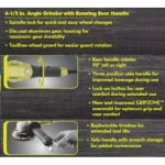 RYOBI 7.5 Amp 4.5 in. Corded Angle Grinder with GRIPZONE Technology thumbnail 7