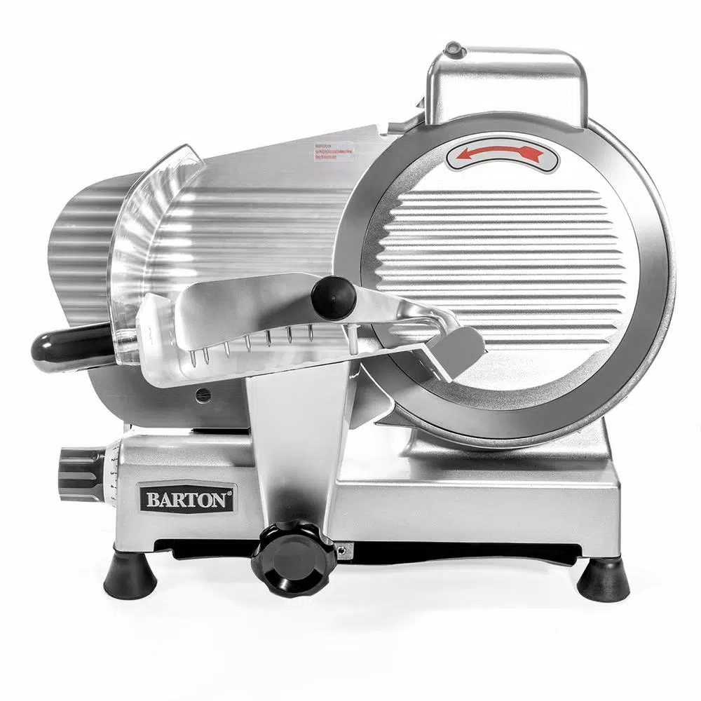 Barton 10 in. Commercial Meat Slicer, 240W Stainless Steel Electric Slicer