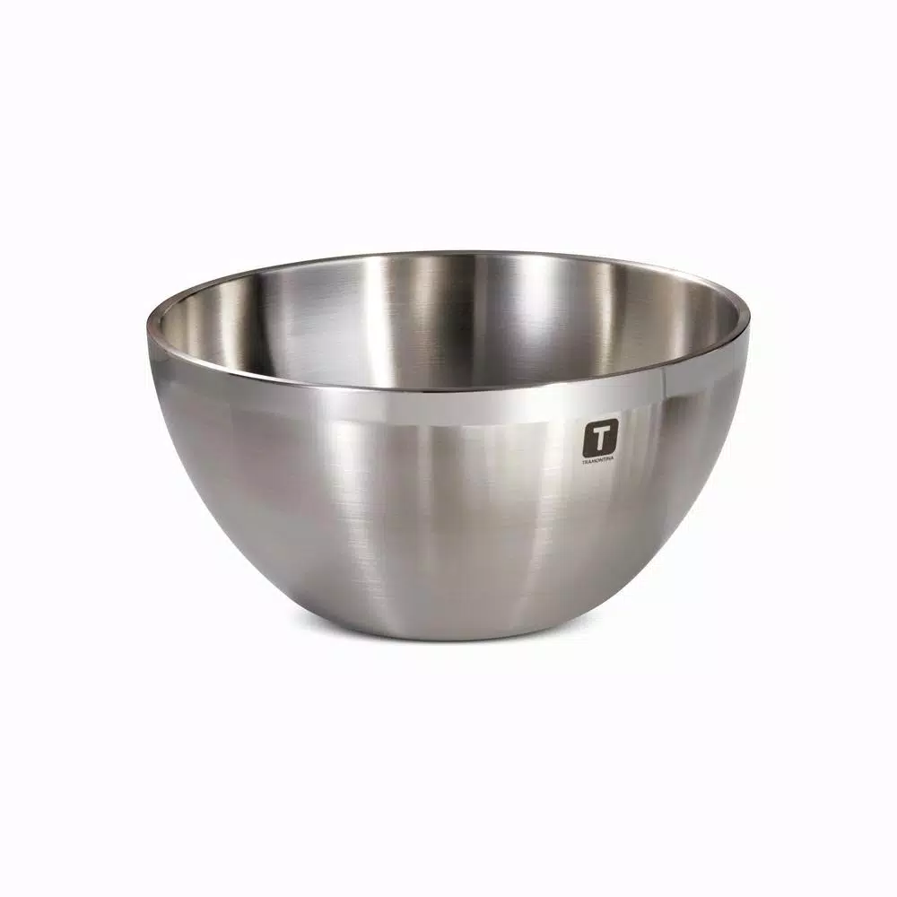 Tramontina Gourmet 5 Qt. Double Wall Insulated Stainless Steel Mixing Bowl