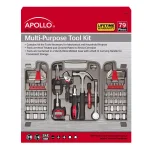 Apollo 79-Piece Multi-Purpose Hand Tool Set with Blow Molded Carrying Case thumbnail 6