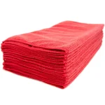 Renown 12-Pack Red Microfiber Cleaning Cloths, 12 in. x 12 in. General Purpose Towels, 260 GSM thumbnail 3