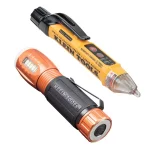 Klein Tools 2-Piece Non-Contact Voltage Tester with Laser Pointer and Dual-Mode Flashlight Work Light Tool Set thumbnail 1