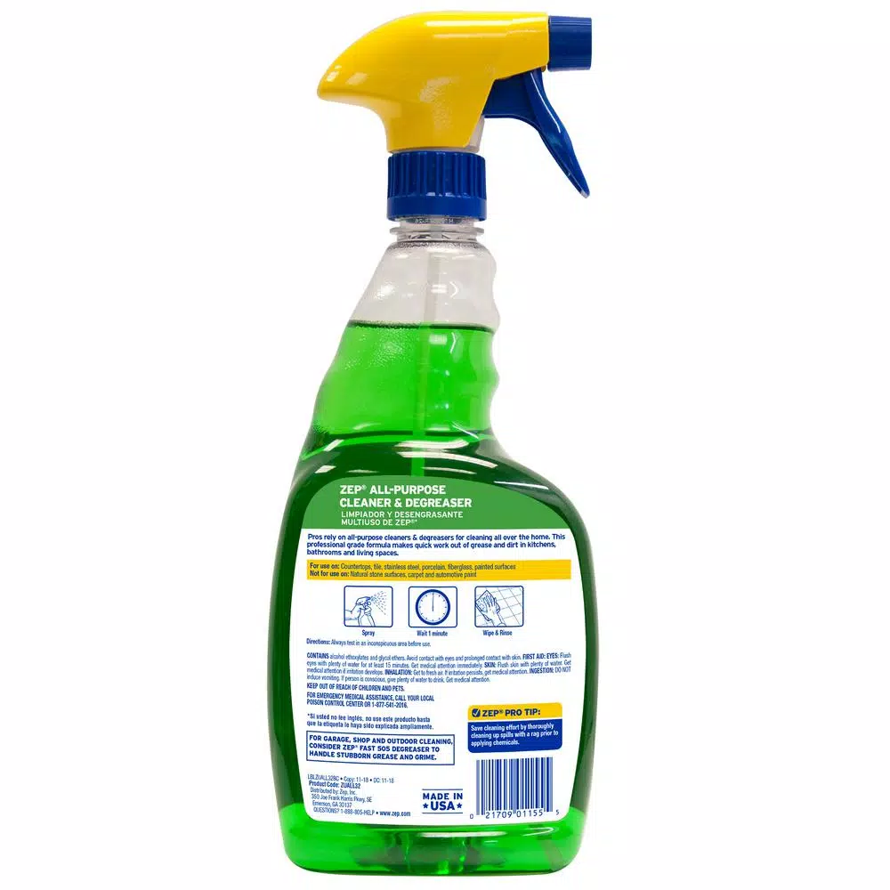 Zep All-Purpose Cleaner and Degreaser, 32 oz. (Case of 12)
