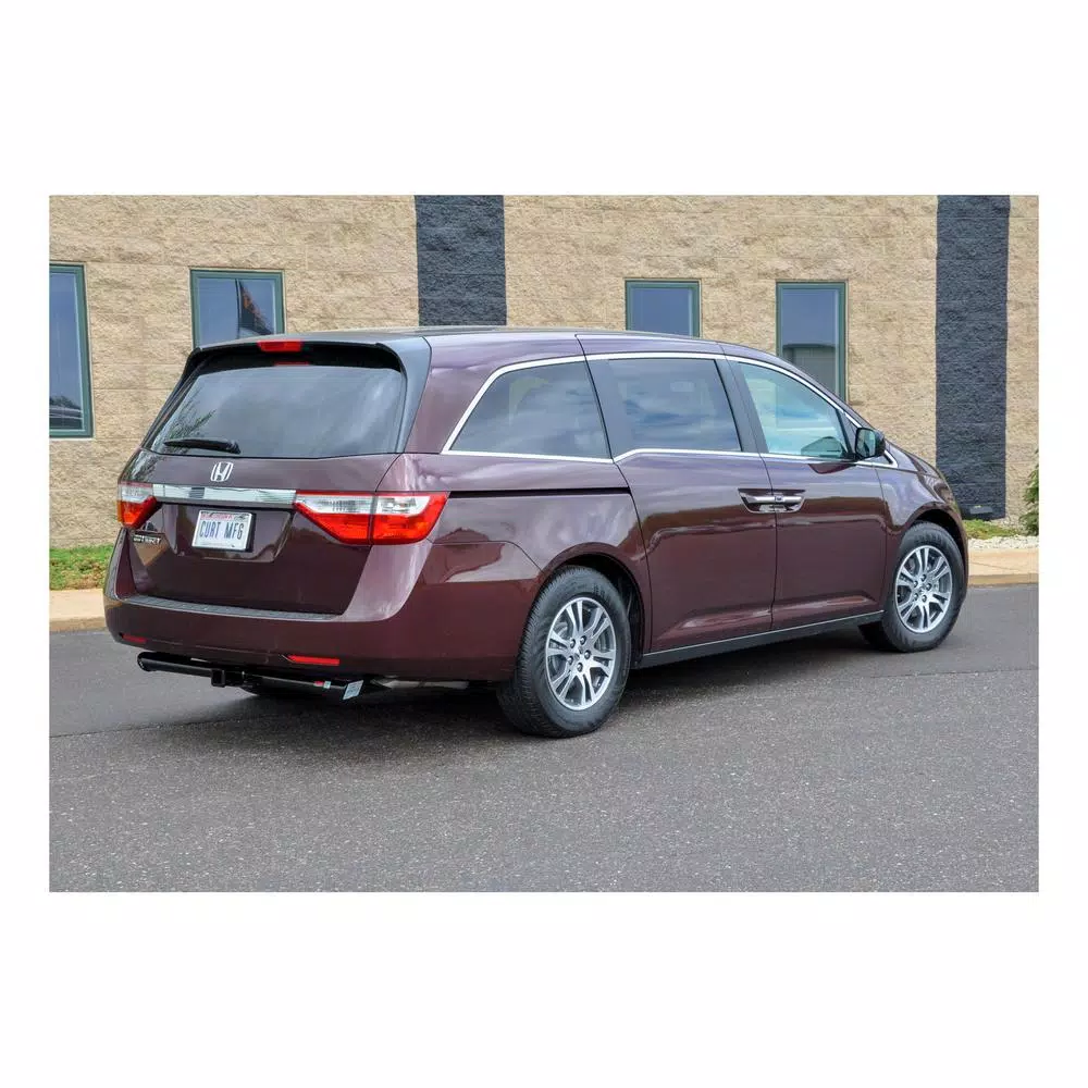CURT Class 3 Trailer Hitch for Honda Odyssey Van, Round Tube Steel, 2 in. Receiver