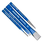 Dasco Pro 4-Piece Punch and Chisel Kit, Heat Treated High Carbon Steel, Made in USA thumbnail 1