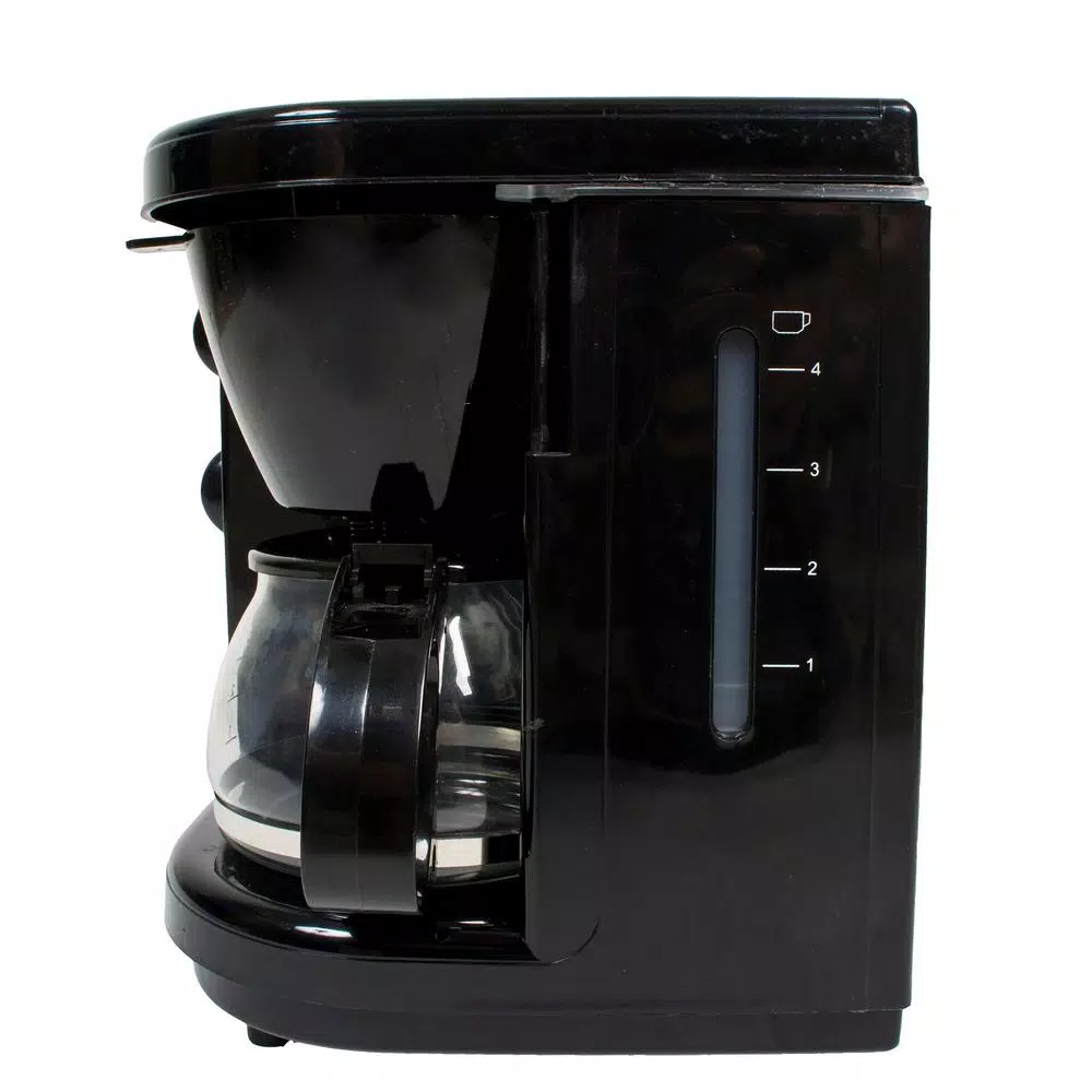 SPT 3-in-1 Breakfast Center - Toaster Oven, Coffeemaker, and Frying Pan, 1450W, Black