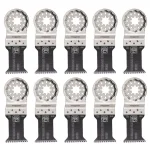 FEIN Starlock Standard E-Cut 133 Saw Blade for Wood, Drywall, and Plastic (10-Pack) thumbnail 1