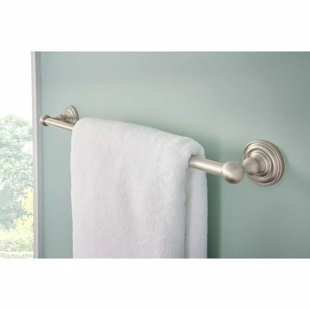 Delta Greenwich 24 in. Towel Bar in SpotShield Brushed Nickel