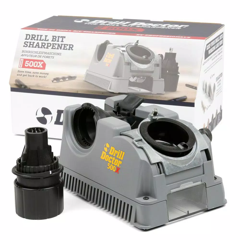 Drill Doctor 500X Drill Bit Sharpener for Standard-Twist, HSS, Carbide, Cobalt, and Tin-Coated Bits