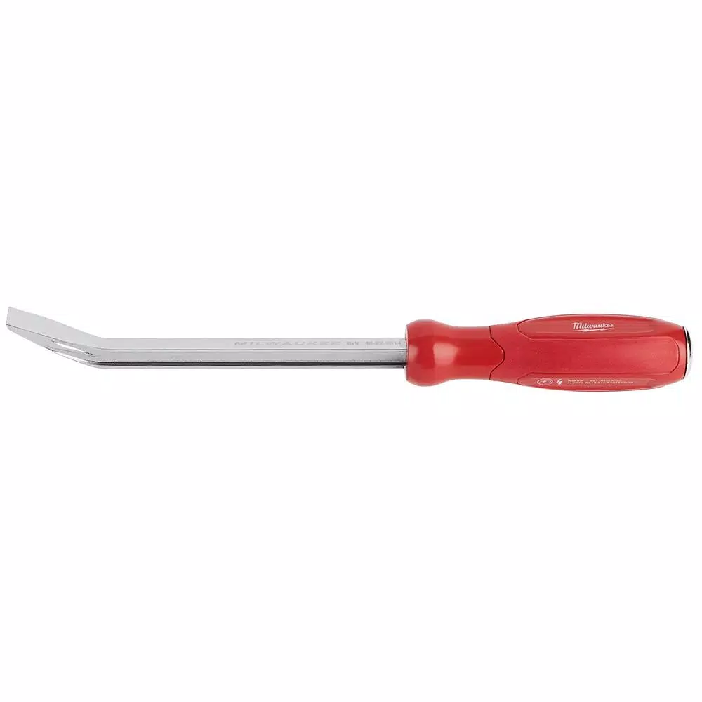 Milwaukee 4-Piece Pry Bar Set with I-Beam Design and Hammer-Ready Strike Cap