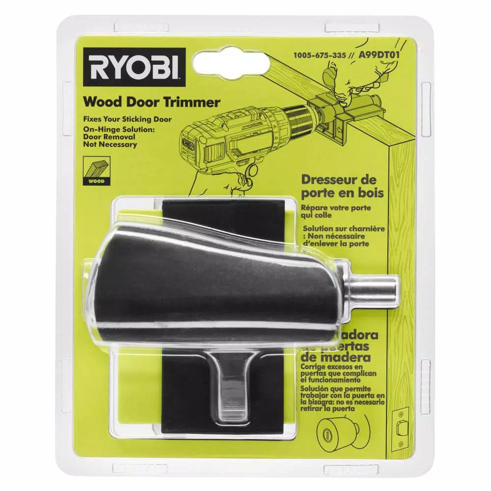 RYOBI Wood Door Trimmer Attachment for Standard Drills