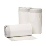 HDX 18 Gal. Kitchen and Compactor Drawstring Trash Bags, White, 90-Count thumbnail 4