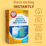 Arm & Hammer Moisture Absorber and Odor Eliminator, Clean Burst Scent, 16 oz. (2-Pack) thumbnail 7