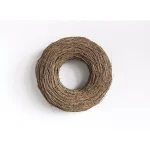 3R Studios 22 in. Natural Bamboo Branch Wreath - Brown Coastal Style Round Decor thumbnail 3
