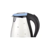 Emerald 7-Cup Black and Blue Glass Electric Kettle, 1.7L High Borosilicate Glass Tea & Coffee Kettle thumbnail 2