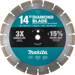 Makita 14 in. Segmented Rim Diamond Blade for General Purpose Masonry (3-Pack) thumbnail 2