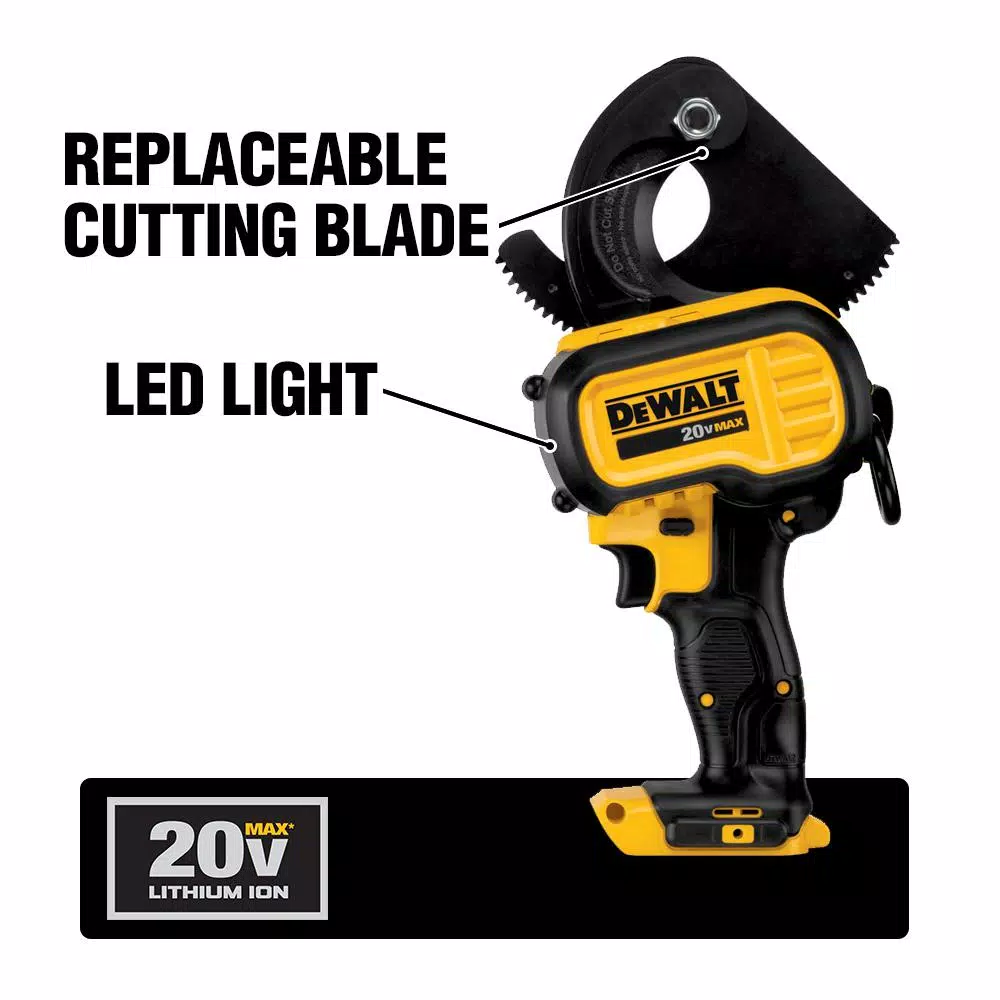 DEWALT 20V MAX Cordless Cable Cutter and Cable Stripper Combo Kit (DCE150D1 & DCE151TD1)