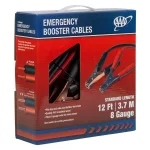 AAA 12 ft. 8 Gauge Emergency Booster Cables thumbnail 1