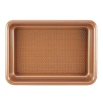 Ayesha Curry 9 x 13 in. Copper Nonstick Steel Cake Pan with Plastic Lid thumbnail 2