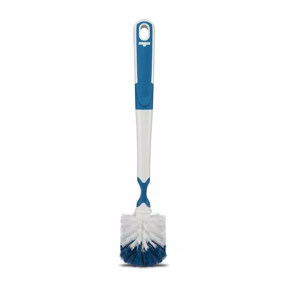 Unger 12 in. Flexible Bottle Brush with Flat Head for Glassware, Carafes, and Pitchers