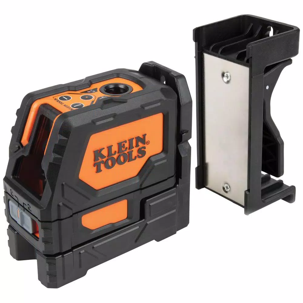 Klein Tools Self-Leveling Green Cross-Line Laser Level with Red Plumb Spot