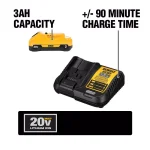 DEWALT 20V MAX XR Brushless Cordless 5 in. Random Orbital Sander Kit with 3.0 Ah Battery and Charger thumbnail 4
