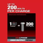 Milwaukee M18 FUEL 1 in. High Torque Impact Wrench with ONE-KEY, Brushless Cordless D-Handle (Tool-Only) thumbnail 5