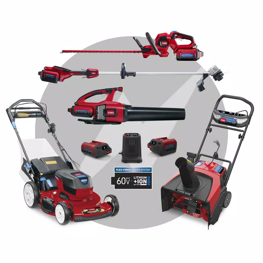 Toro 21 in. 60V Max Cordless Walk Behind Push Lawn Mower with 4 Ah Battery and Charger