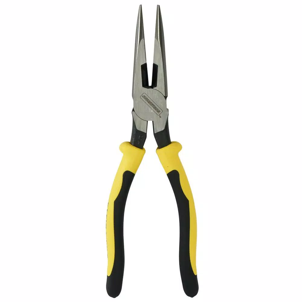 Klein Tools 8 in. Journeyman Heavy Duty Long Nose Side Cutting Pliers