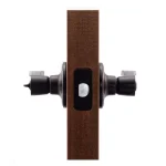 Copper Creek Scandinavian Kash Black Keyed Entry Door Lever, Modern Zinc Hardware thumbnail 3