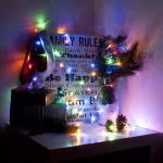 ALEKO 34 ft. 100-Light Multi-Color LED Micro Dot Fairy String Lights, Plug-In thumbnail 4