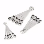 GEARWRENCH 12-Piece Metric Flex-Head Ratcheting Combination Wrench Set with Roll Pouch thumbnail 4